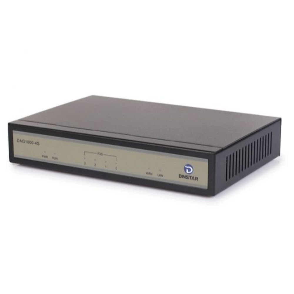 DINSTAR DAG1000-4S FXS Analog VoIP Gateway